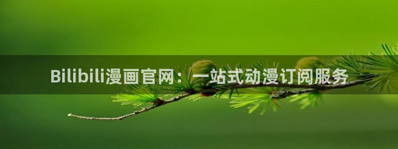 漫蛙2网址：Bilibili漫画官网：一站式动漫订阅服务
