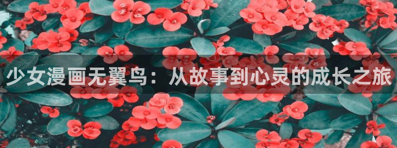 漫蛙2漫画下载正版：少女漫画无翼鸟：从故事到心灵的成长之旅